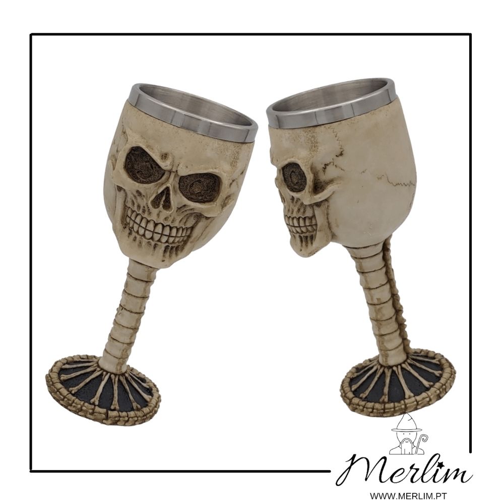 Calice Fantasia Octos Best Brew – Bicchiere Con Teschio E Tentacoli 160 Ml, Altezza 18 Cm – Decorazione Gotica
