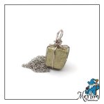 pedra pirita ou pirite pingente com fio propriedades e para que serve