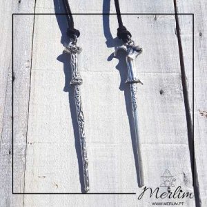 capa Harry Potter varinha magica do lord voldemort e harry potter em pingente ou colar