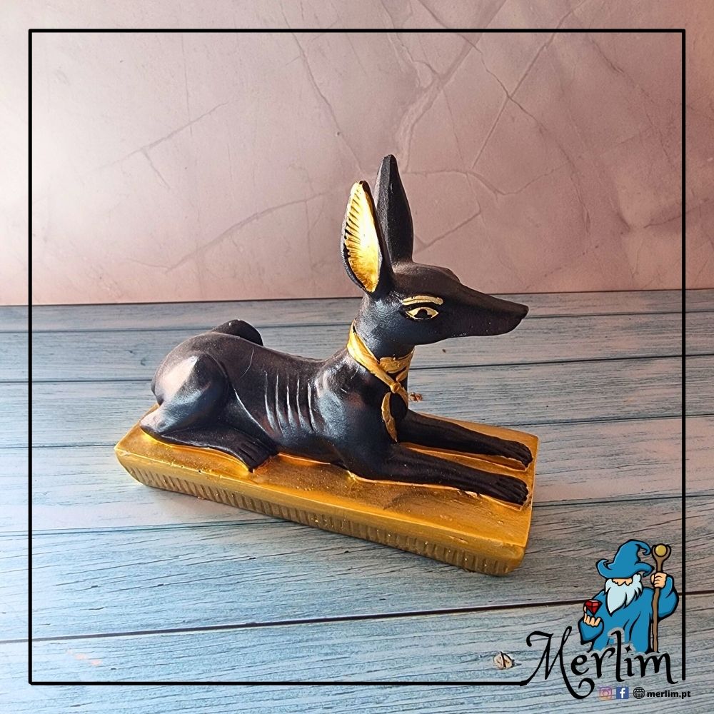 Esfinge de Anúbis - Réplica Egípcia pequena