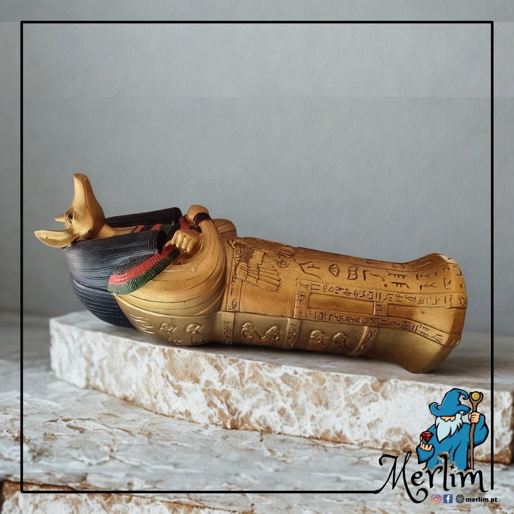Sarcófago Anúbis grande – Decoração Egípcia