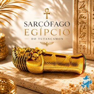 Sarcófago Egípcio do Tutancâmon – Decoração Egípcia capa